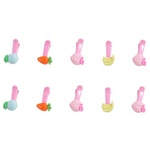 FRCOLOR 40 Stück Haarspangen Haarspangen Schnapp Haarspangen Für Mädchen Haarschleifen Clips Kleinkind Haar Accessoires Für Mädchen Erdbeer Haarspange Obst Haarspangen Für von FRCOLOR