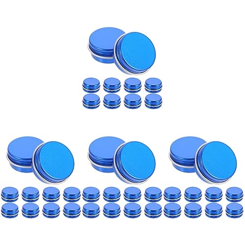 FRCOLOR 40 Stk Aufbewahrungsdose Für Kerzen Dosen Für Lippenbalsam Kerzendosen Wiederverwendbare Schraubdose Kerzengläser Zur Herstellung Von Kerzen Verpackungsdosen Mini Reisen Keksdose von FRCOLOR