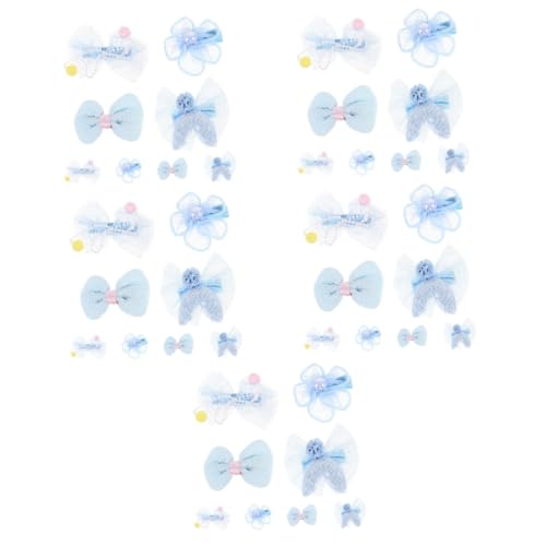 FRCOLOR 40 Stück Netz Schmetterlings Haarspange Für Babys Schleifen Haarspangen Kleinkinder Mädchen Haar Accessoires Stirnband Schleifen Für Babys Braut Haarspange Haarnadel von FRCOLOR