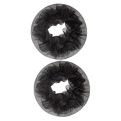 FRCOLOR 40 Stück Unsichtbare Netzabdeckung Für Haare Ballett Dutt Netz Haarabdeckungen Für Damen Dutt Abdeckung Mädchen Haargummis Haargummis Für Frauen Mädchen Accessoires von FRCOLOR