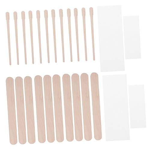 FRCOLOR 400stücke Einweg Wachs Streifen Kits Haar Entfernung Holz Wachsstift Wachsstreifen Zur Körperhaarentfernung Wachsspatel Zubehör Für Gesichts Und Körperbehaarung von FRCOLOR