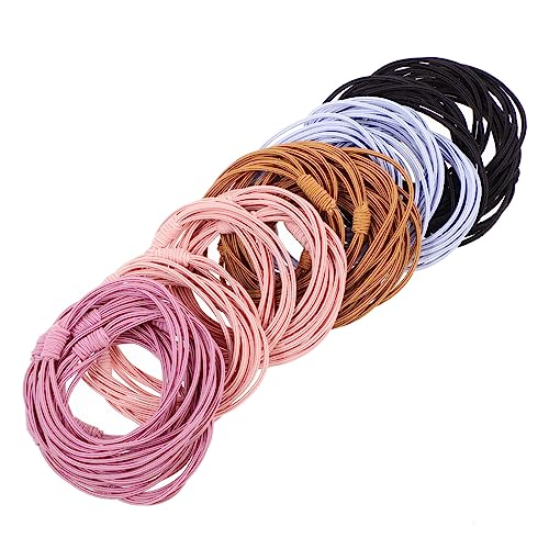FRCOLOR 40stücke Teiliges Elastische Haargummis Armbänder Für Und Mädchen Praktische Ponytail- Langlebige Und Haarschonende Haarbänder Für von FRCOLOR