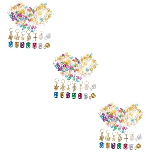 FRCOLOR 450stücke Teiliges Set Haarzubehör Für Zöpfe Bunte Dreadlock-schmuckstücke Für Vielseitige Haarschmuck-accessoires Für Partys Und Festivals von FRCOLOR