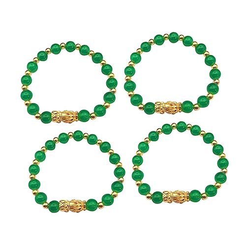 FRCOLOR 4stücke Armband Aus Simulation Achat Armreif Für Mädchen Mode Handgelenk Kette Grün Langlebig Für Täglichen Gebrauch von FRCOLOR