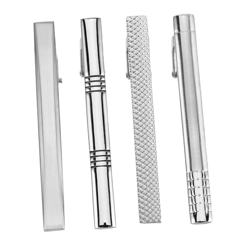 FRCOLOR 4Stücke Teiliges Krawattenklammer Set Metall Für Herren Stilvolle Krawattenklammern Mit Anpassbarem Design Elegant Für Geschäftliche Formelle Anlässe Sicheres Halten FRCOLOR 4Stücke Teiliges Krawattenklammer Set Metall Für Herren Stilvolle Krawattenklammern Mit Anpassbarem Design Elegant Für Geschäftliche Formelle Anlässe Sicheres Halten von FRCOLOR