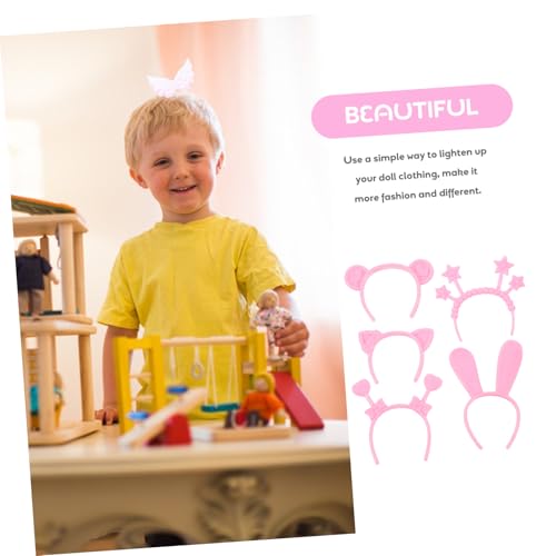 FRCOLOR 4satz Puppen Stirnband Mini Puppen Haarreifen Zubehör Haarband Für Partygeschenke Bastelbedarf Für Anzieh Stirnband Für Kleine FRCOLOR 4satz Puppen Stirnband Mini Puppen Haarreifen Zubehör Haarband Für Partygeschenke Bastelbedarf Für Anzieh Stirnband Für Kleine von FRCOLOR