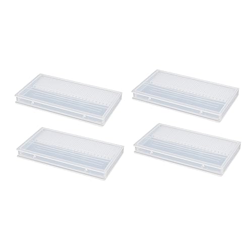 FRCOLOR 4stücke Aufbewahrungsbox Für Nagelfräser Und Schleifköpfe Transparent Platzsparend Für Nagelstudios Und Heimwerker Praktischer Organizer Für Nail Art Zubehör FRCOLOR 4stücke Aufbewahrungsbox Für Nagelfräser Und Schleifköpfe Transparent Platzsparend Für Nagelstudios Und Heimwerker Praktischer Organizer Für Nail Art Zubehör von FRCOLOR