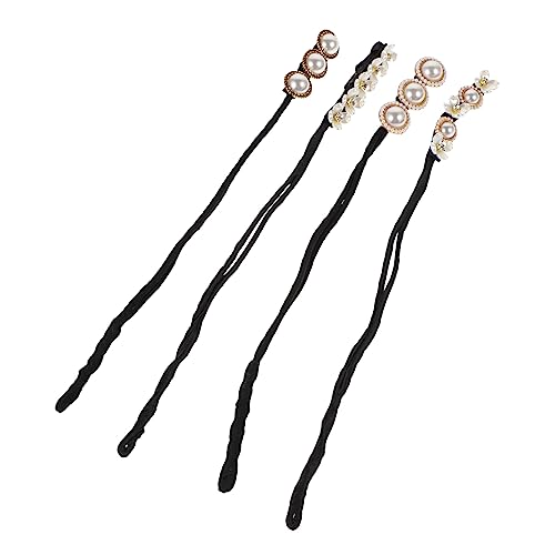FRCOLOR 4stücke Haar-donut-maker Bun Maker Diy Haardesign-tools Haarstyling-zubehör Haarmodellierungswerkzeug Für Frauen Mädchen von FRCOLOR