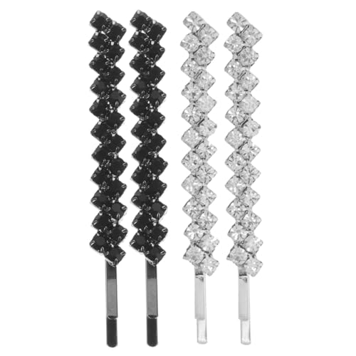 FRCOLOR 4stücke Haarnadeln Mit Strasssteinen Für Frauen Glitzernd Hochzeit Brautschmuck Sicherer Halt Design Leichter Komfort von FRCOLOR