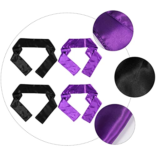 FRCOLOR 4stücke Haarwickel Aus Satin Für Perücken Stirnbänder Zum Fixieren Von Haaren Seidiges Kopftuch Für Frauen Perücken-griffband Stirnband Zum Haare Färben von FRCOLOR