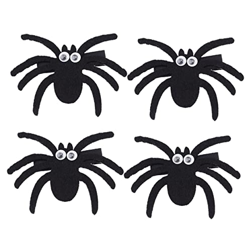 FRCOLOR 4stücke Lustige Spinnen-haarspangen Für Halloween Tragbare Haaraccessoires Für Mädchen Und Erwachsene Geeignet Für Kostümpartys Und Cosplay von FRCOLOR