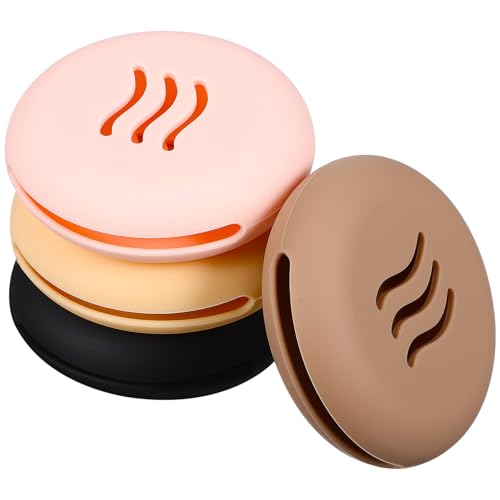 FRCOLOR 4stücke Make-up-schwamm-halter Mit Puderquasten-etui Für Reisen Kosmetikschwamm-organizer Leicht Zu Tragen Und Sicher Zu Lagern von FRCOLOR