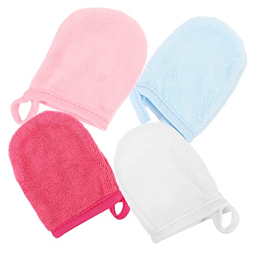 FRCOLOR 4stücke Mikrofaser Gesicht Reinigung Handschuhe Für Make-up Entferner Frauen Mädchen Hautschonend Und Waschbar FRCOLOR 4stücke Mikrofaser Gesicht Reinigung Handschuhe Für Make-up Entferner Frauen Mädchen Hautschonend Und Waschbar von FRCOLOR