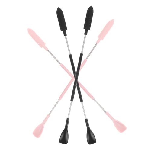 FRCOLOR 4stücke Mini Silikon Löffel Kosmetische Spatel Hautpflege Spatel Make-up Werkzeug Glasschaber Silikon von FRCOLOR