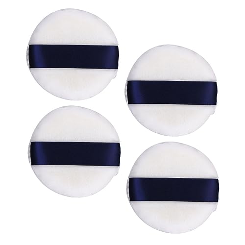 FRCOLOR 4stücke Professionelle Makeup-puderquaste Mit Band Runde Weiche Und Hautfreundliche Puderpuffs Für Foundation Und Lose Puder Für Und Mädchen FRCOLOR 4stücke Professionelle Makeup-puderquaste Mit Band Runde Weiche Und Hautfreundliche Puderpuffs Für Foundation Und Lose Puder Für Und Mädchen von FRCOLOR