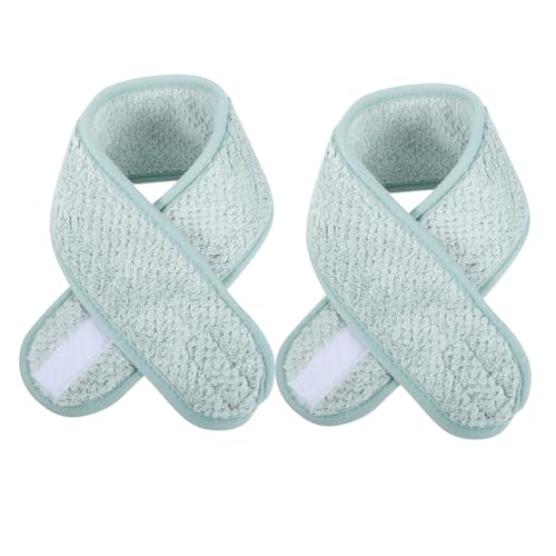 FRCOLOR 4stücke Selbstklebende Waschhaarbänder Fleece Für Praktische Kopfband Für Make-up Gesichtsreinigung Und Wellness-aktivitäten Sanftem von FRCOLOR