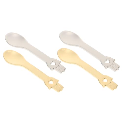 FRCOLOR 4stücke -legierung Gesicht Creme Löffel Make-up Maske Kosmetische Applikatoren Beauty-schaufel Für Gesichtscreme Und Masken von FRCOLOR