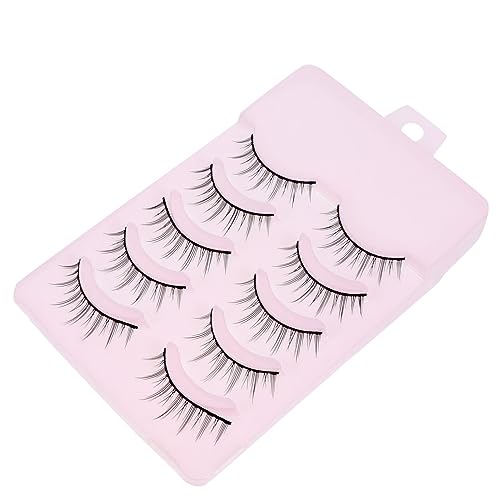 FRCOLOR 5 Paare Falsche Wimpern Handgefertigte Wimpern Schönheit Mädchen Wimpern Beauty-accessoires Gesichtswimpern Wiederverwendbar 3d-magnetwimpern-set Suite Frau Chemische Faser Dicht von FRCOLOR