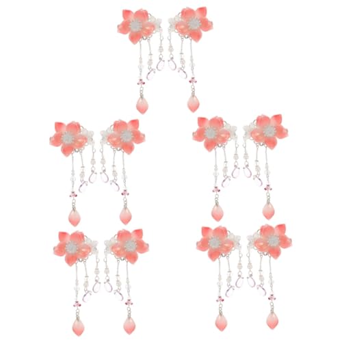 FRCOLOR 5 Paare Haarnadel-kopfbedeckung Haare Verhauen Klammer Haarnadeln Haarschmuck Haarspangen Für Mädchen Haarstyling-accessoires Asiatische Haaraccessoires Temperament Haarspange Abs von FRCOLOR