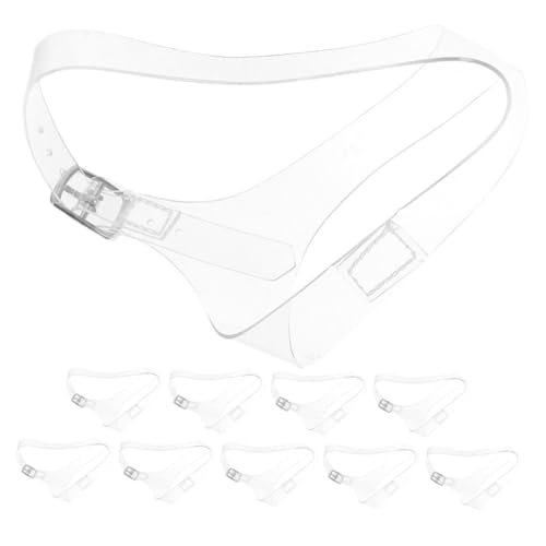 FRCOLOR 5 Paare Transparente Tpu High Heel Schuhriemen Rutschfeste Elastische Schuhbänder Abnehmbare Schnürsenkel Zubehör für Lockere Schuhe Stabilisierende Rutsch Schuhriemen für Damen von FRCOLOR