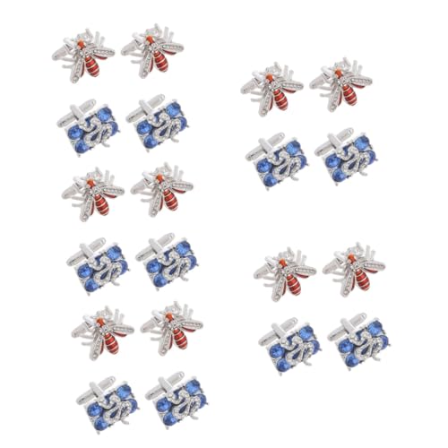 FRCOLOR 5 Sätze Bienen-manschettenknöpfe Biene Manschettenknöpfe Alte Manschettenknöpfe Manschettenlinks Herrenmanschettenknöpfe Smokingstollen Strasssteine 2 Paare * 5 FRCOLOR 5 Sätze Bienen-manschettenknöpfe Biene Manschettenknöpfe Alte Manschettenknöpfe Manschettenlinks Herrenmanschettenknöpfe Smokingstollen Strasssteine 2 Paare * 5 von FRCOLOR