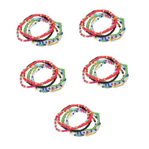 FRCOLOR 5 Sätze Boho -reisperlen -knöchelkette Für Klobig Füße Fußkettchen Perlen Fußkettchen Anklets for Girl Damen Fußkettchen Frauen Fußkettchen Perlen-fußkettchen-armband 7 Stück * 5 FRCOLOR 5 Sätze Boho -reisperlen -knöchelkette Für Klobig Füße Fußkettchen Perlen Fußkettchen Anklets for Girl Damen Fußkettchen Frauen Fußkettchen Perlen-fußkettchen-armband 7 Stück * 5 von FRCOLOR