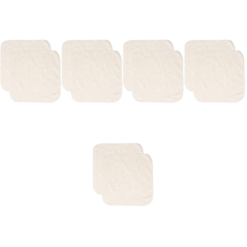 FRCOLOR 5 Sätze Gesichtsreinigungstuch Gesichtswaschlappen Waschlappen Handtuch -waschlappen Abschminktücher Gesichtswaschtücher Peeling-gesichtswäscher Bambusfaser Beige 2 Stück * 5 von FRCOLOR