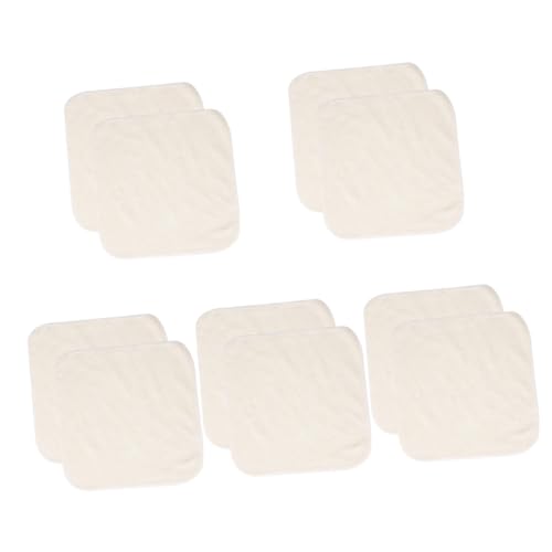 FRCOLOR 5 Sätze Gesichtsreinigungstuch Spucktücher Für Kleinkinder Duschwaschlappen Make-up-entferner-tücher Peeling-gesichtswäscher Saugfähiges Gesichtstuch Bambusfaser Beige 2 Stück * 5 von FRCOLOR