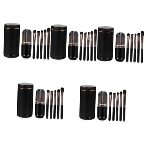 FRCOLOR 5 Sätze Make-up-Pinsel-Set Makeup Bürsten Truhen für Haarnadeln Professioneller Make-up-Pinsel bilden Mädchen Schminkset Beauty-Tools Lidschatten Pinsel reisen Make-up Pinsel wolle von FRCOLOR