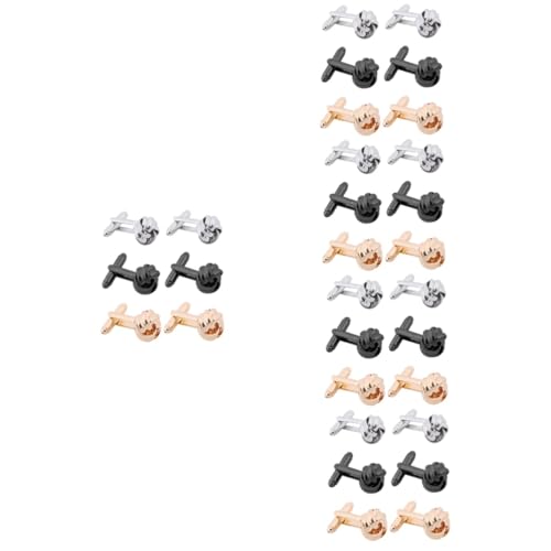 FRCOLOR 5 Sätze Manschettenknöpfe Ärmel Hemd Kleidung Schmuck Herren-smoking-knöpfe Smokingknöpfe Manschettenlinks Smokingstollen Legierung 3 Paare * 5 FRCOLOR 5 Sätze Manschettenknöpfe Ärmel Hemd Kleidung Schmuck Herren-smoking-knöpfe Smokingknöpfe Manschettenlinks Smokingstollen Legierung 3 Paare * 5 von FRCOLOR
