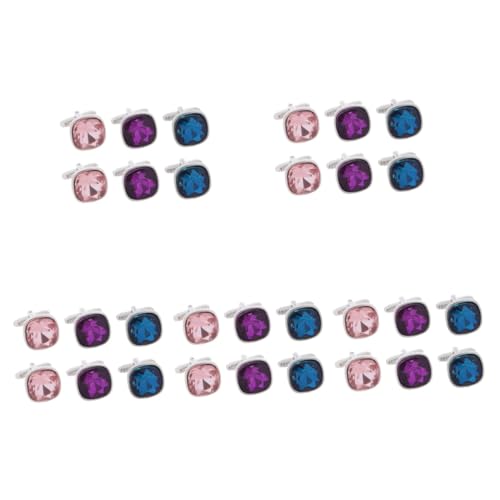 FRCOLOR 5 Sätze Manschettenknöpfe Aus Glas Mit Diamanten Bräutigam Vater Herren Accessoires Schmuck Männer Ihn Schwarz Hochzeitszubehör Anzug Manschettenknöpfe Legierung 3 Paare * 5 FRCOLOR 5 Sätze Manschettenknöpfe Aus Glas Mit Diamanten Bräutigam Vater Herren Accessoires Schmuck Männer Ihn Schwarz Hochzeitszubehör Anzug Manschettenknöpfe Legierung 3 Paare * 5 von FRCOLOR