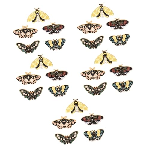 FRCOLOR 5 Sätze Schmetterlingsbrosche Insektenabzeichen Emaille-pin-abzeichen Abzeichen Schmuck Schmetterlings-emaille-pin Schmetterlinge Emaille-pin Pin -abzeichen Legierung 5 Stück * 5 von FRCOLOR