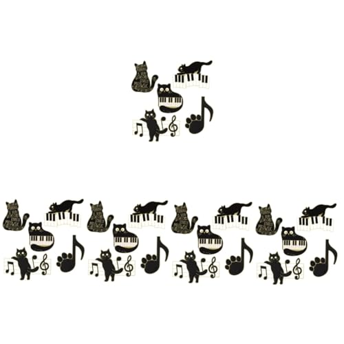 FRCOLOR 5 Sätze Teiliges Katzenpin Lustige Emaille Broschen Für Kleidung Taschen Rucksäcke Kreative Anstecknadeln Mit Klaviernoten Design Perfektes Für Katzenliebhaber 5 Stück * 5 von FRCOLOR