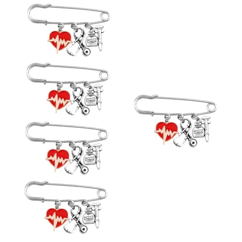 FRCOLOR 5 Stück Arzt Krankenschwester Brosche Krankenschwester Pin Jeans-anstecknadel Broschen Für Frauen Brosche Pin Für Frauen Broschennadel Pflegestift Große Sicherheitsnadel Legierung FRCOLOR 5 Stück Arzt Krankenschwester Brosche Krankenschwester Pin Jeans-anstecknadel Broschen Für Frauen Brosche Pin Für Frauen Broschennadel Pflegestift Große Sicherheitsnadel Legierung von FRCOLOR