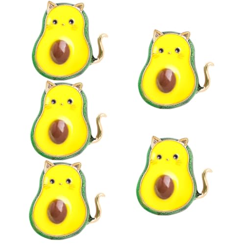 FRCOLOR 5 Stück Avocado Brosche Anstecknadel Süße Tierbrosche für Damen Dekoration für Kleidung Taschen Hüte Perfektes für Freundinnen Familie FRCOLOR 5 Stück Avocado Brosche Anstecknadel Süße Tierbrosche für Damen Dekoration für Kleidung Taschen Hüte Perfektes für Freundinnen Familie von FRCOLOR