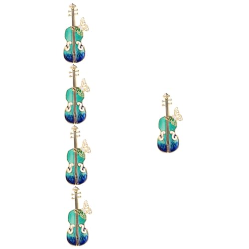 FRCOLOR 5 Stück Brachbrosche Instrument Hut Reversnadel Kleidung Brosche Pin Broschen Für Frauen Anzugzubehör Broschen Für Kleidung Kostümbrosche Geigenanzugstift Dame Brosche Legierung von FRCOLOR