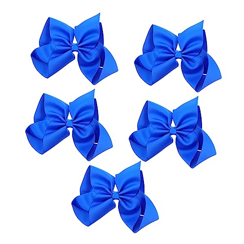 FRCOLOR 5st Schleife Haarnadel Schleife Haarspange Bowknot-brosche Haarspangen Mit Schleifen Für Mädchen Kinder Verbeugen Sich Fräulein Gerippter Gürtel Aus Polyester Spielzeug Empfindlich von FRCOLOR