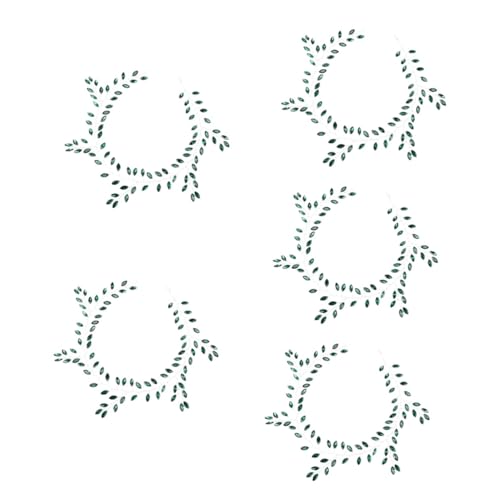 FRCOLOR 5 Stück Haarschmuck Mädchen Accessoires Haargummis Für Mädchen Braut Haarranken Kopfbedeckung Für Frauen Mädchen Tiara Mädchenschmuck Haarschmuck Haarbänder Hochzeit von FRCOLOR