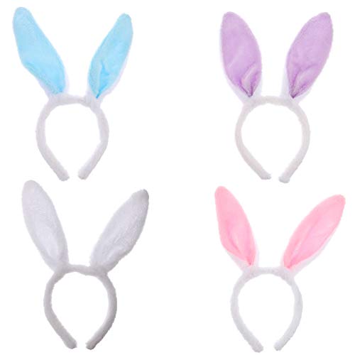 FRCOLOR 5stücke Plüsch-hasenohr-stirnband Hasen-kopfschmuck Haarparty Haar-accessoires Haare Für Ostern Tragbar Wiederverwendbar Für Picknick Anlässe von FRCOLOR