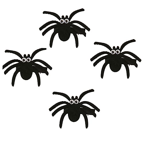 FRCOLOR 5st Spinnenhaarspange Für Kinder Halloween-haar-alligator Haarspangen Mit Spinnencharakter Horror-fashion-party-haarspange Halloween-haarspangen Kleidung Baby von FRCOLOR