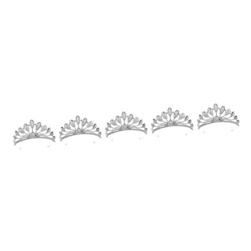 FRCOLOR 5 Stück Marquise Strass Krone 18 Geburtstag Dekorationen Retro Strass Krone Kleine Tiara Prinzessinnen Krone Für Mädchen Kopfbedeckung Für Braut Mädchen Krone Braut von FRCOLOR
