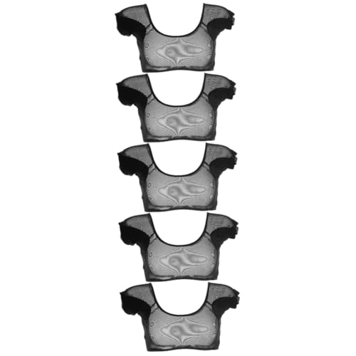 FRCOLOR 5 Stück Mesh Sweatshirt Schweißableitendes Hemd Herren Sportunterwäsche Achsel Schweißweste Damen Achsel Sweatshirt Weste Damen Westen Hemden Achselmilch Seide Schnell von FRCOLOR