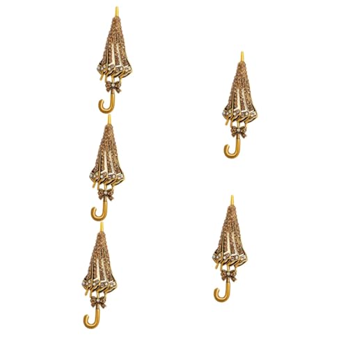 FRCOLOR 5 Stück Regenschirm Brosche Anstecker für Kleidung Pin mit Dekoration Eleganter Anstecknadel für Anzug Schals von FRCOLOR