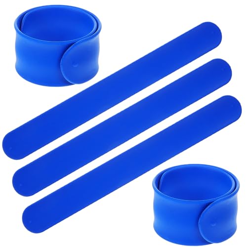 FRCOLOR 5 Stück Silikon Schnapparmbänder Armband Flexibel Elastisch Party Mitgebsel Wristbands von FRCOLOR