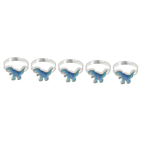 FRCOLOR 5 Stück Stimmungsringe für Frauen Verstellbare Farbwechselringe Robustem Partys Besondere Anlässe Kreative Geschenkidee von FRCOLOR