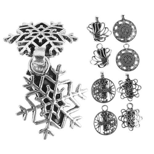 FRCOLOR 5 Stück Teiliges Damen Schalclip mit Filigranem Blumenmuster Leichter Hohler Pullover Verschluss für Cardigans Schals Shirtkragen Vielseitig Elegant Praktisch von FRCOLOR