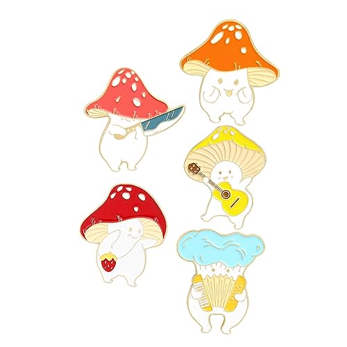 FRCOLOR 5 Stück Teiliges Niedlicher Pflanzenbroschen Kreative Anstecknadeln für Dekoration für Hochzeiten Partys Vielseitig Einsetzbar Haarschmuck Handtaschen Accessoire von FRCOLOR