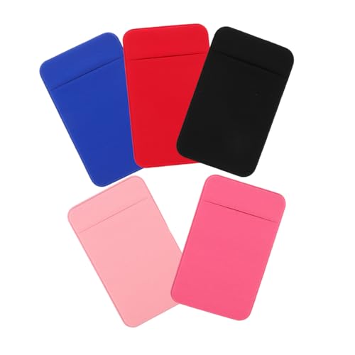 FRCOLOR 5 Stück Teiliges Ultradünner Phone Card Holder mit Starkem Selbstklebefilm Schlanker Kartenhalter für Rückseite Handy Zuverlässige Haftung Leichter Aufbewahrungsbeutel für Kredit FRCOLOR 5 Stück Teiliges Ultradünner Phone Card Holder mit Starkem Selbstklebefilm Schlanker Kartenhalter für Rückseite Handy Zuverlässige Haftung Leichter Aufbewahrungsbeutel für Kredit von FRCOLOR