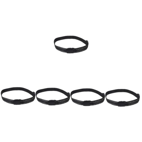 FRCOLOR 5 Stück Versteckter Geld Gürtel Versteckter Geldgürtel Schnalle Geldclip Für Männer Reisen Geldgürtel Für Die Reise Reisegeldgürtel Für Männer Reisegürtel Für Herren Stoff Schwarz von FRCOLOR