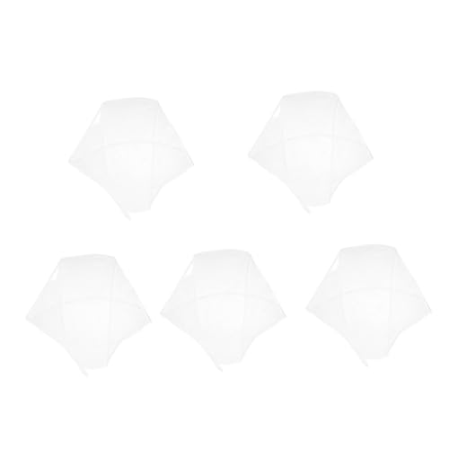 FRCOLOR 5 Stück Wasserdichte Regenhaube Transparent Pe Material Windfeste Haarschutzkappe mit Breiter Krempe für Damen Schützt Frisur und Gesicht vor Regen und Wind FRCOLOR 5 Stück Wasserdichte Regenhaube Transparent Pe Material Windfeste Haarschutzkappe mit Breiter Krempe für Damen Schützt Frisur und Gesicht vor Regen und Wind von FRCOLOR
